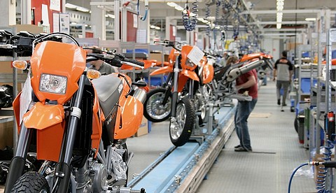 KTM assembly line 9263
